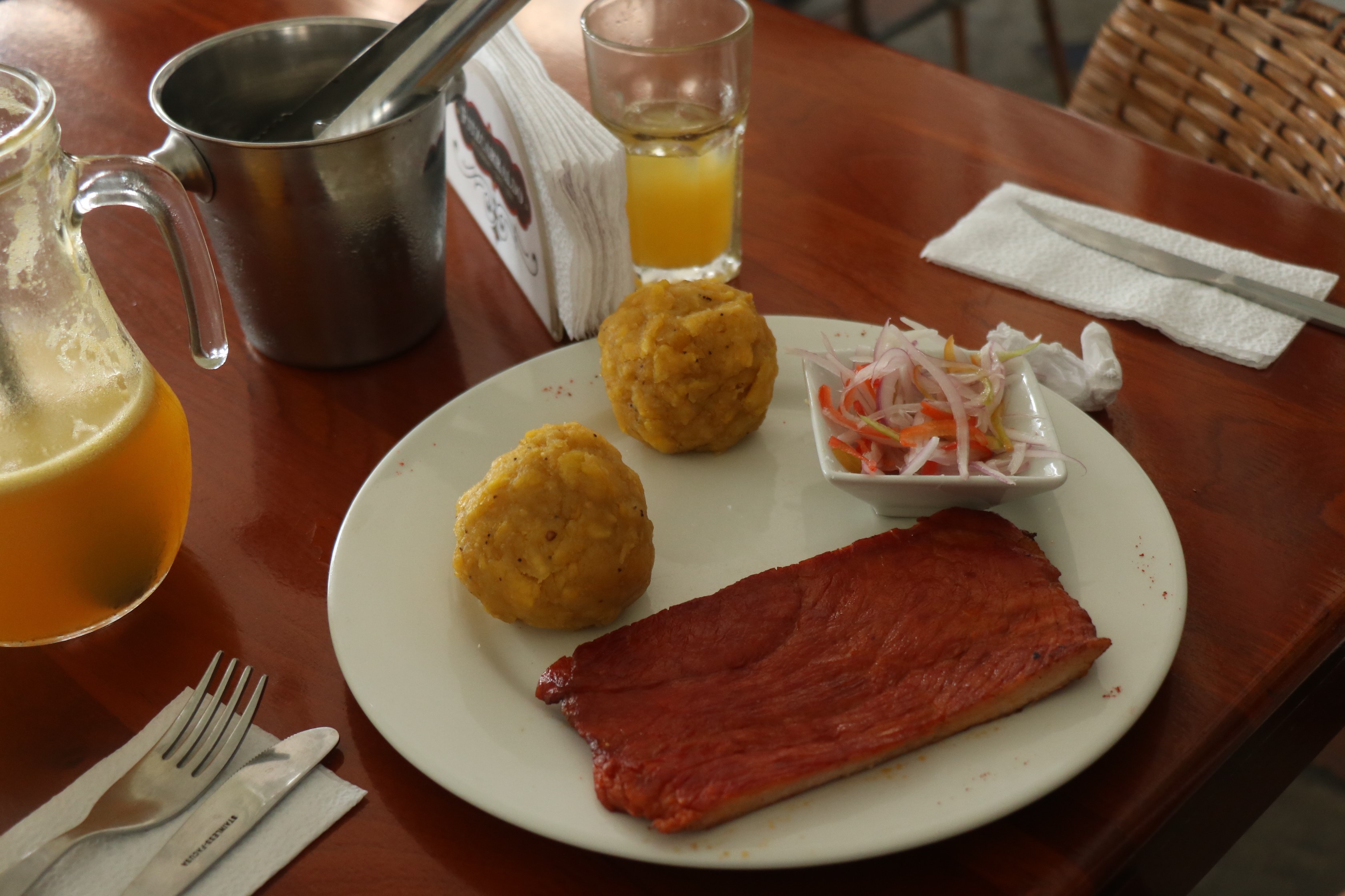 Tacacho con cecina, foto referencial